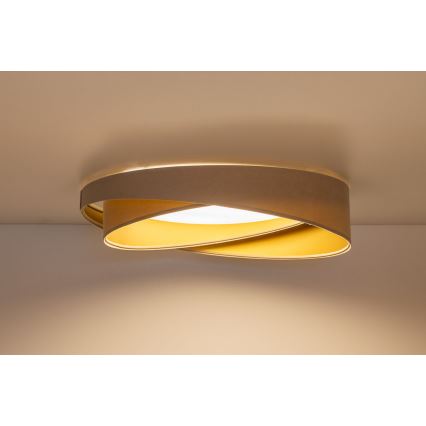 LED laelamp GALAXY MODERN LED/24W/230V läbimõõt 55 cm beež/kuldne