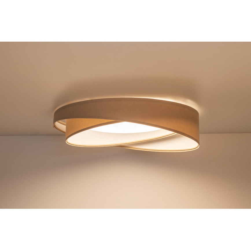 LED laelamp GALAXY MODERN LED/24W/230V, läbimõõt 55 cm, beež/valge