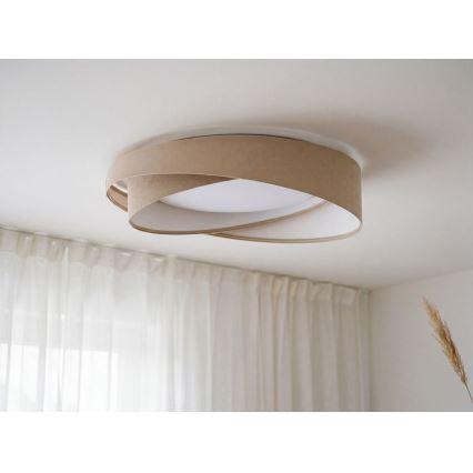 LED laelamp GALAXY MODERN LED/24W/230V, läbimõõt 55 cm, beež/valge