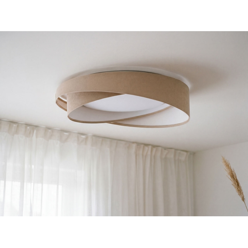 LED laelamp GALAXY MODERN LED/24W/230V, läbimõõt 55 cm, beež/valge