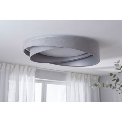 LED laelamp GALAXY MODERN LED/24W/230V läbimõõt 55 cm hall/hõbedane