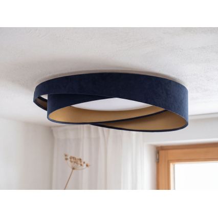 LED laelamp GALAXY MODERN LED/24W/230V läbimõõt 55 cm sinine/kuldne