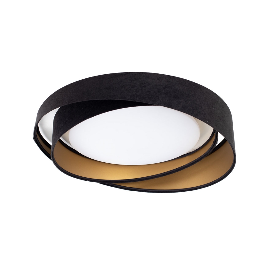 LED-laelamp GALAXY MODERN LED/24W/230V Ø 55 cm must/kuldne
