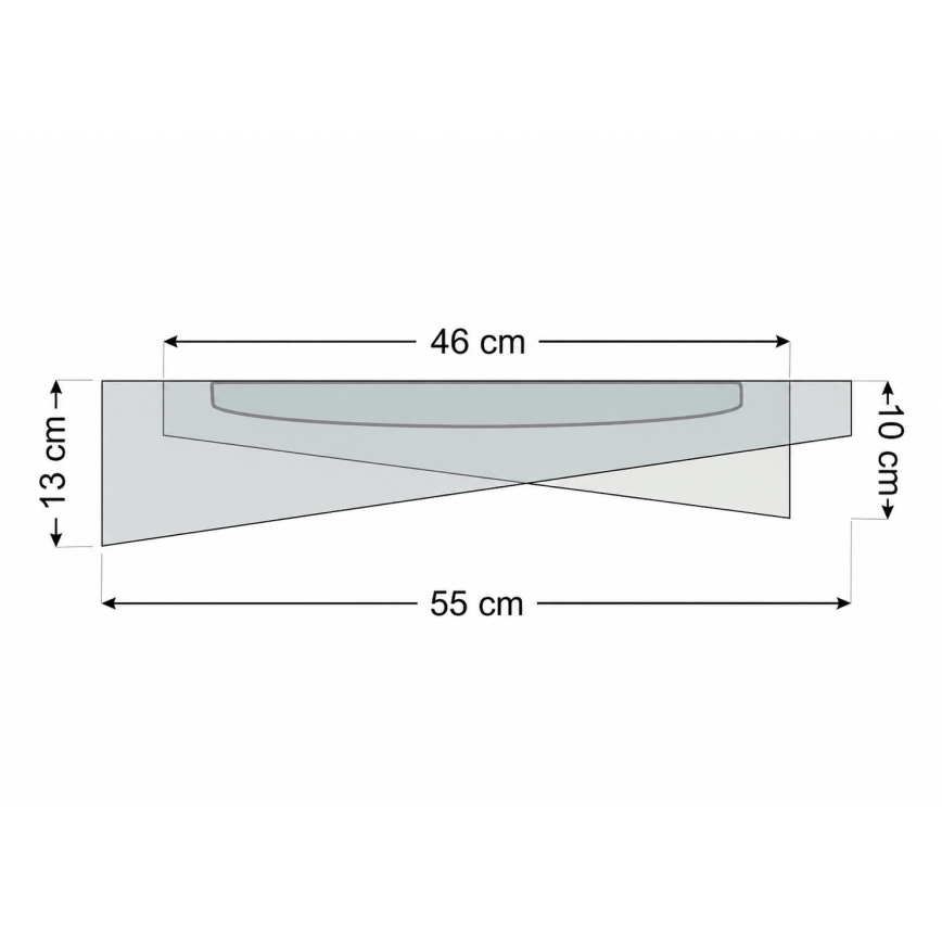 LED laelamp GALAXY MODERN LED/24W/230V Ø 55 cm valge/beež/kuldne