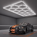 LED laelamp HEXAGON LED/696W/85-265V 6500K 484x243 cm CRI 90 IP44 valge