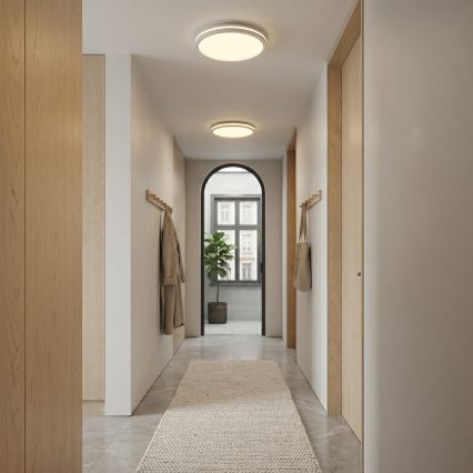 LED laelamp HUGO 12/18/24W, 230V, 3000/4000/6500K, läbimõõt 30 cm, IP54, valge