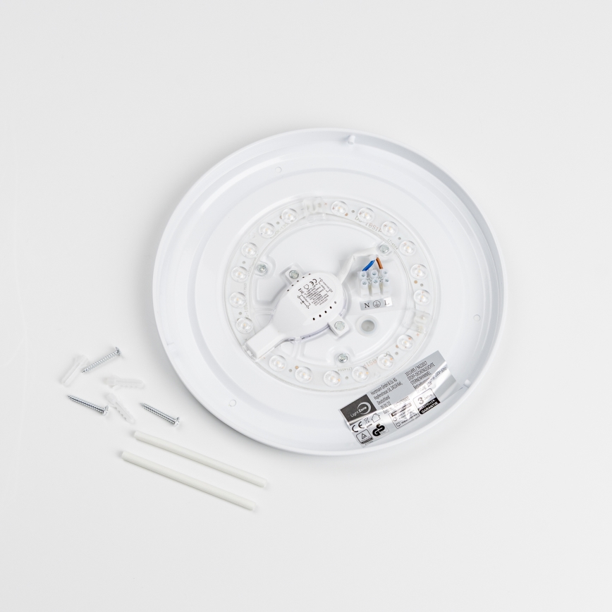 LED laelamp LED/12W/230V, läbimõõduga 32 cm, taupe/kuldne