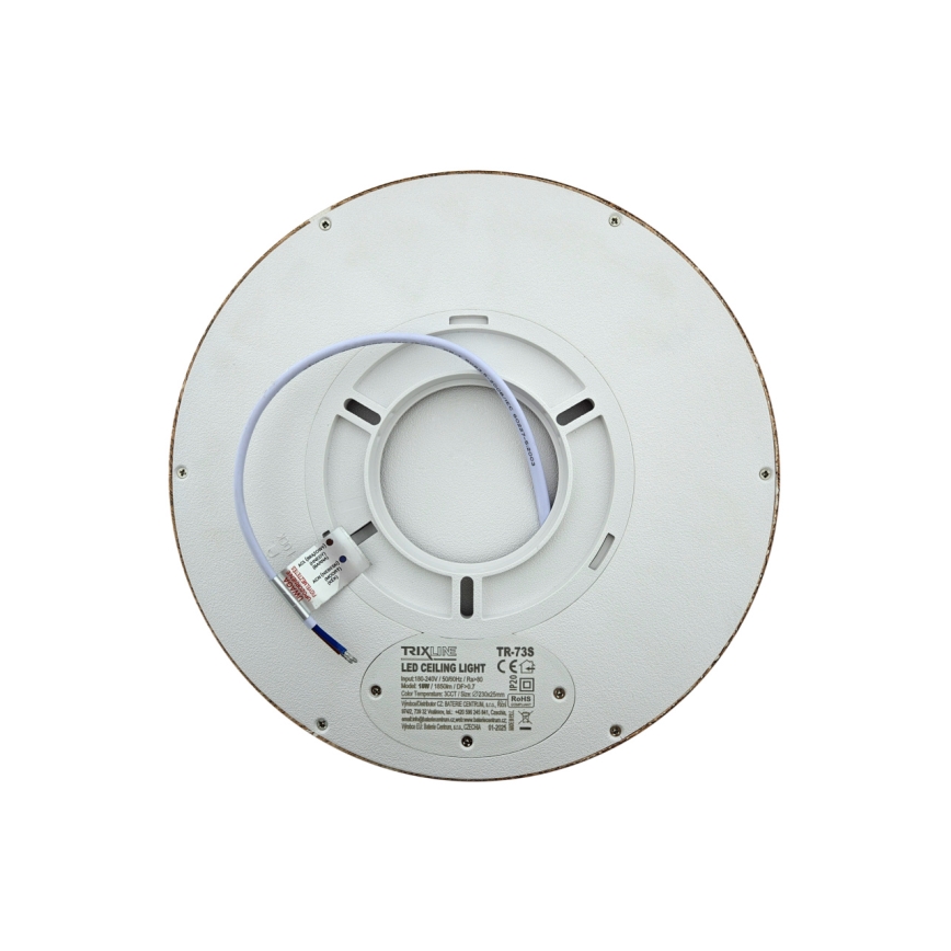 LED laelamp LED/18W/230V 3000/4000/6500K läbimõõt 23 cm pruun