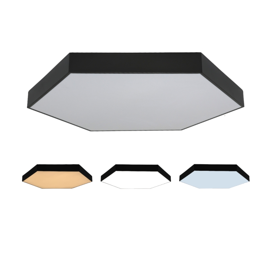 LED laelamp LED/200W/230V 3000/4000/6500K läbimõõt 100 cm must