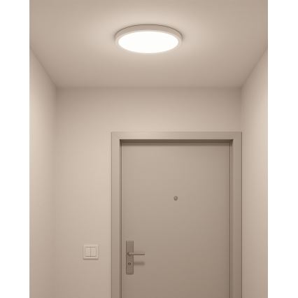LED laelamp LED/24W/230V 3000/4000/6500K, läbimõõt 30 cm, valge