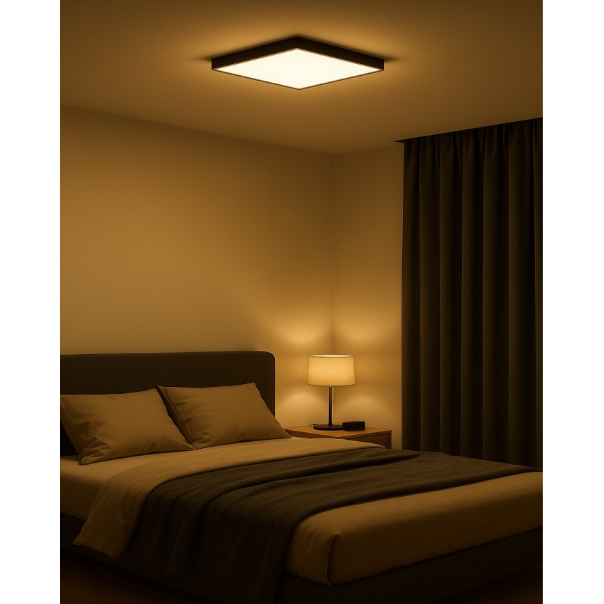 LED laelamp LED/32W/230V 3000/4000/6500K 40x40 cm must