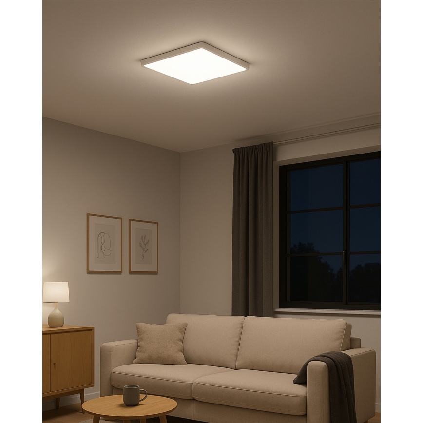 LED laelamp LED/32W/230V 3000/4000/6500K 40x40 cm valge