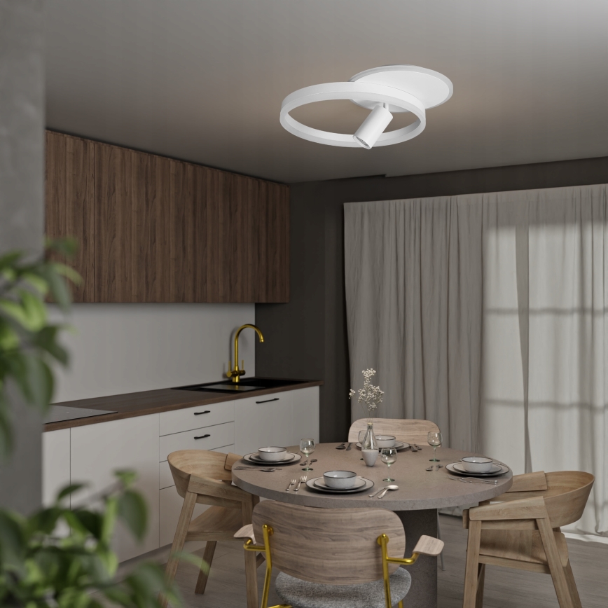 LED laelamp LED/38W/230V + 1xGU10/30W valge