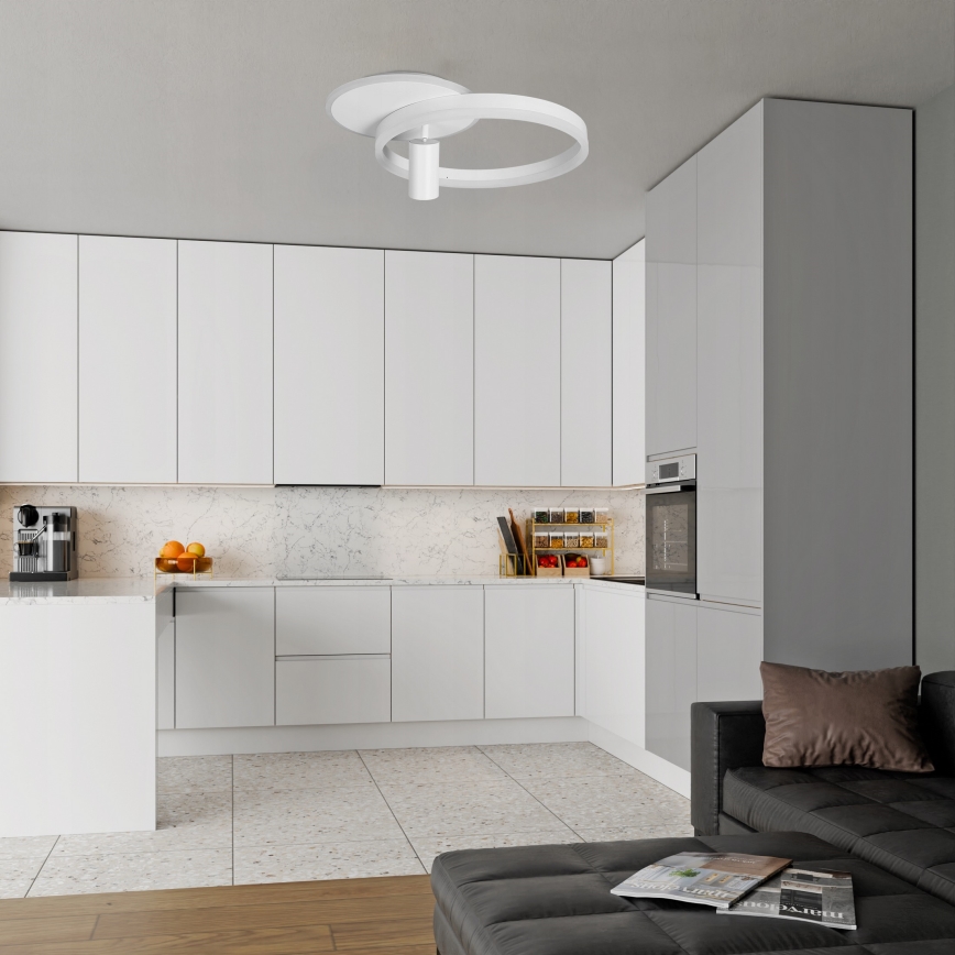 LED laelamp LED/38W/230V + 1xGU10/30W valge