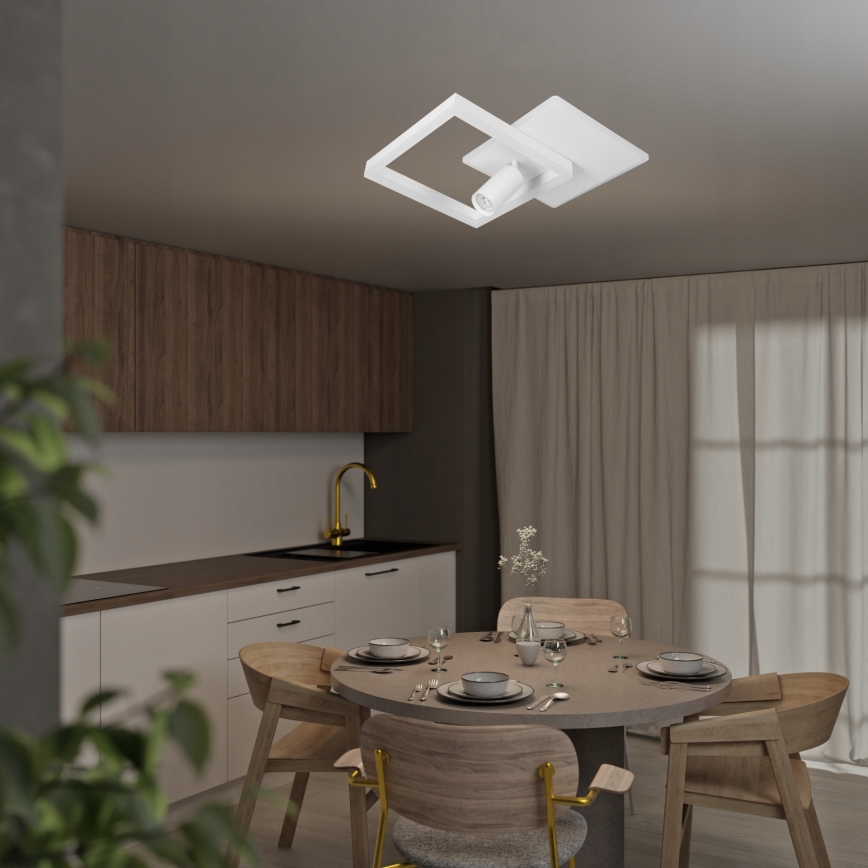 LED laelamp LED/38W/230V + 1xGU10/30W valge