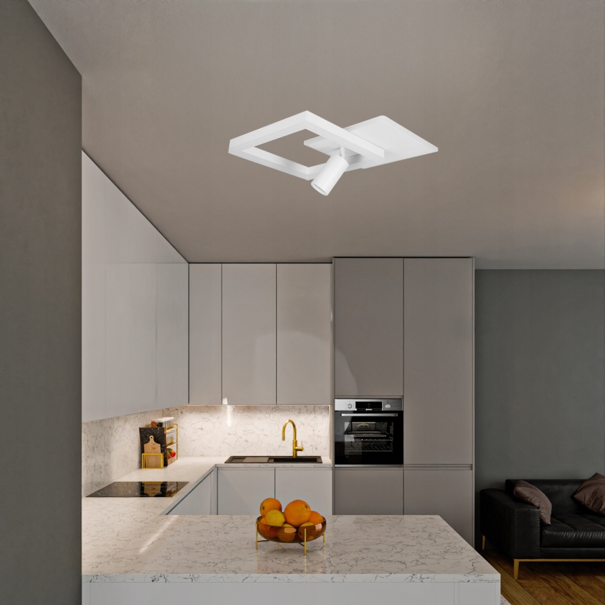 LED laelamp LED/38W/230V + 1xGU10/30W valge