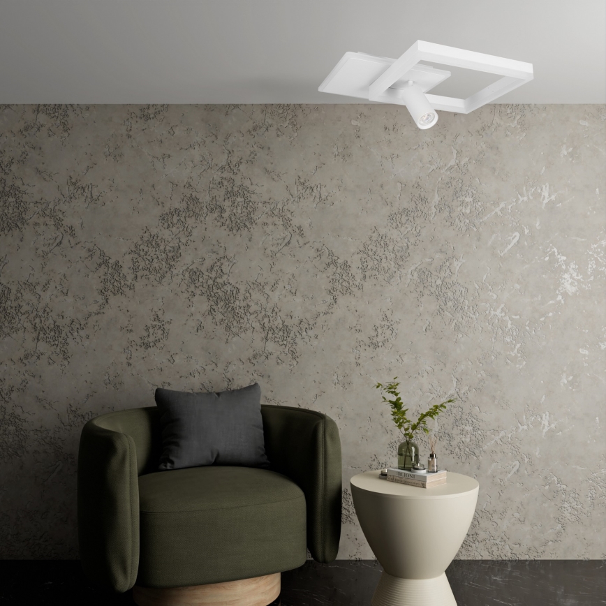 LED laelamp LED/38W/230V + 1xGU10/30W valge