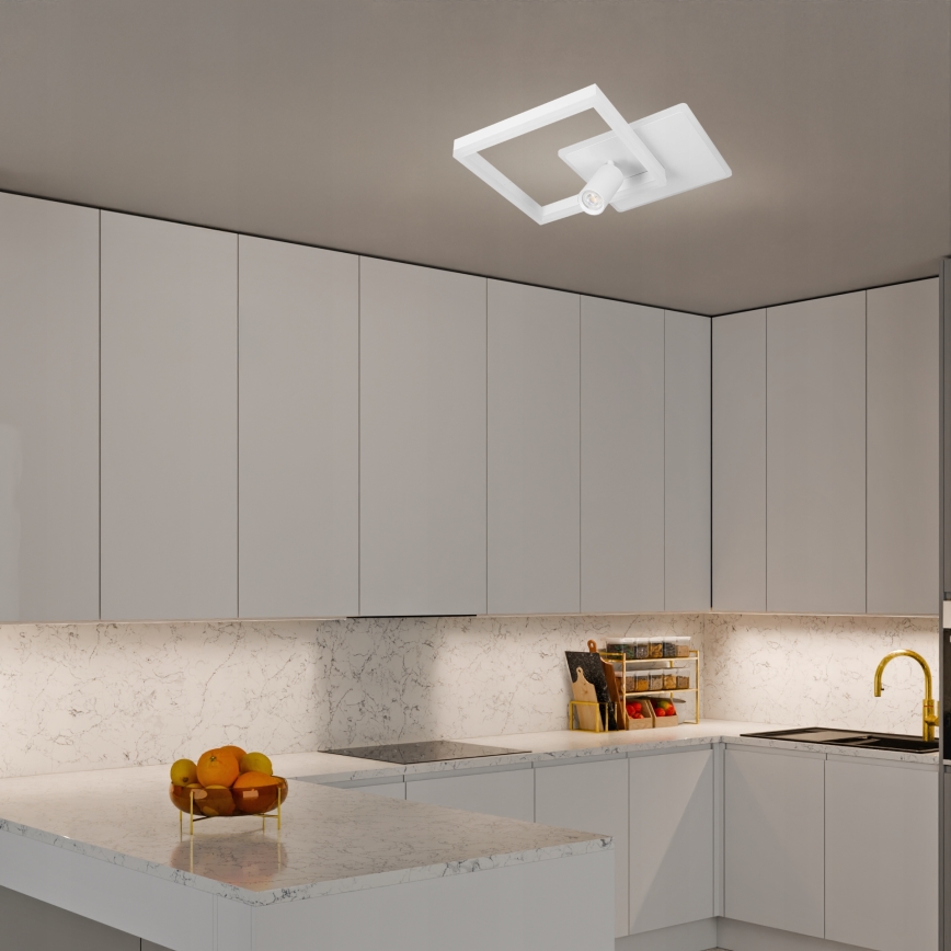 LED laelamp LED/38W/230V + 1xGU10/30W valge