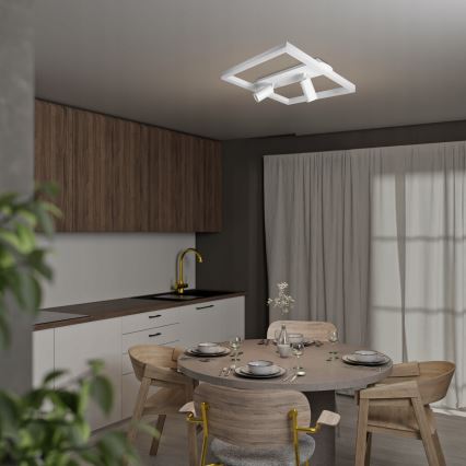 LED laelamp LED/38W/230V + 2xGU10/30W valge