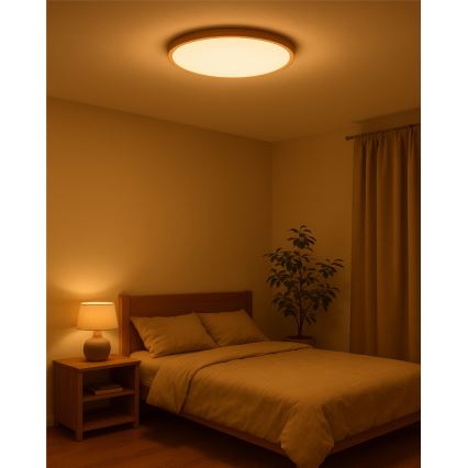 LED laelamp LED/40W/230V 3000/4000/6500K, läbimõõt 50 cm, beež