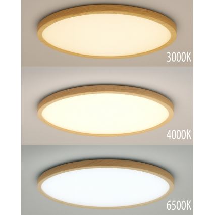 LED laelamp LED/40W/230V 3000/4000/6500K, läbimõõt 50 cm, beež