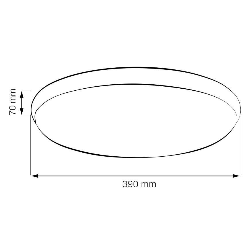 LED laelamp LIBRA LED/24W/230V 4000K läbimõõt 39 cm kuldne