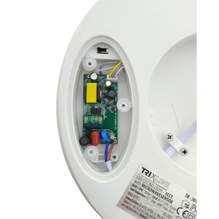 LED-laelamp liikumisanduriga — 20 W, 230 V; valitavad värvitemperatuurid 3000/4000/6500 K; läbimõõt 230 cm; IP54; hall