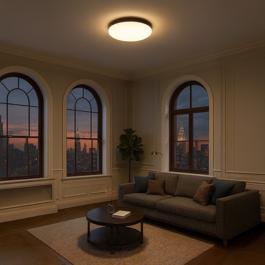 LED laelamp MAYA LED/36W/230V, läbimõõt 50 cm, must