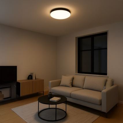 LED laelamp MAYA LED/36W/230V, läbimõõt 50 cm, must