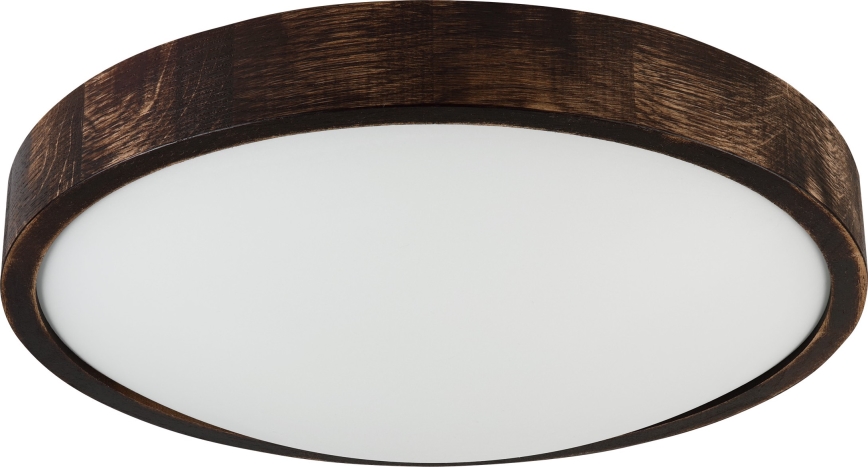 LED laelamp OAK SLIM LED/36W/230V 4000K läbimõõt 37 cm tamm/tumepruun