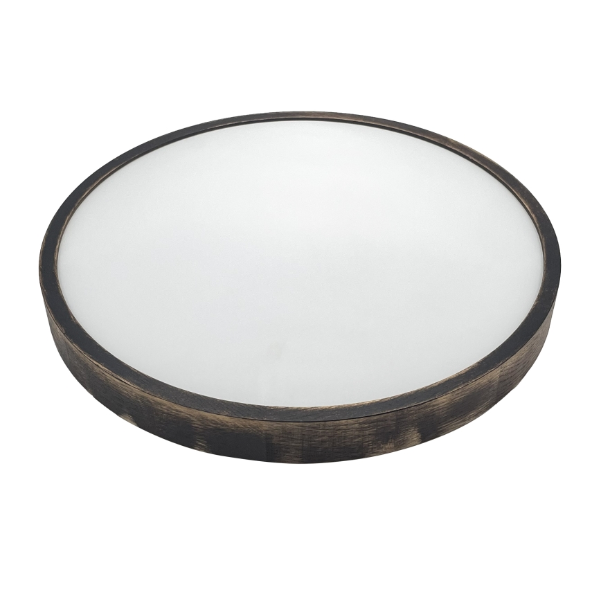 LED laelamp OAK SMOKY SLIM LED/36W/230V 4000K läbimõõt 47 cm tamm/tumepruun