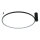 LED laelamp RING S LED/50W/230V 3000/4000/6000K läbimõõt 90 cm must