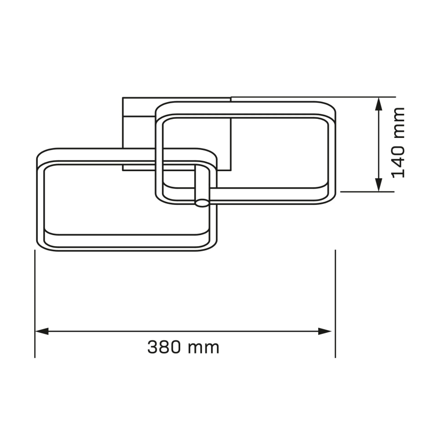 LED laelamp ROBERT LED/25W/230V 25x38 cm must