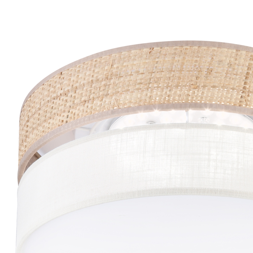LED laelamp SIRJA BOHO LED/20W/230V 4000K läbimõõt 35 cm beež/kreem