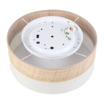 LED laelamp SIRJA BOHO LED/20W/230V 4000K Ø 35 cm beež/kreem