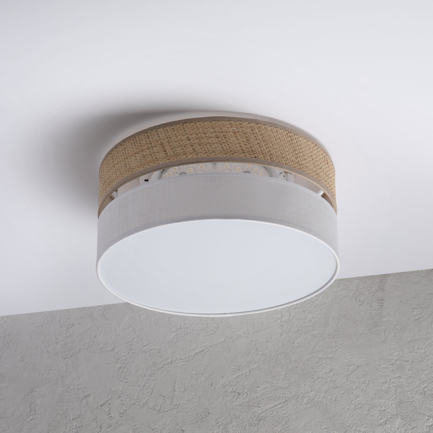 LED laelamp SIRJA BOHO LED/20W/230V 4000K Ø 35 cm beež/valge