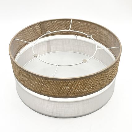 LED laelamp SIRJA BOHO LED/20W/230V 4000K Ø 35 cm beež/valge