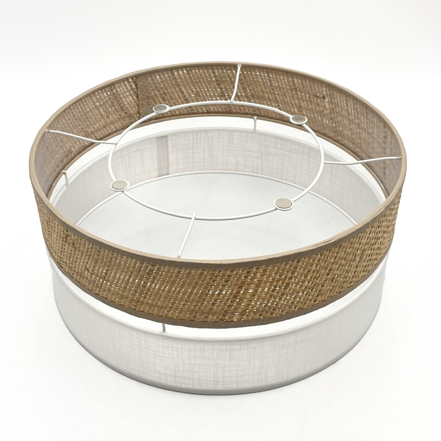 LED laelamp SIRJA BOHO LED/20W/230V 4000K Ø 35 cm beež/valge