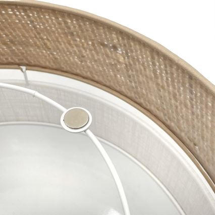 LED laelamp SIRJA BOHO LED/20W/230V 4000K Ø 35 cm beež/valge