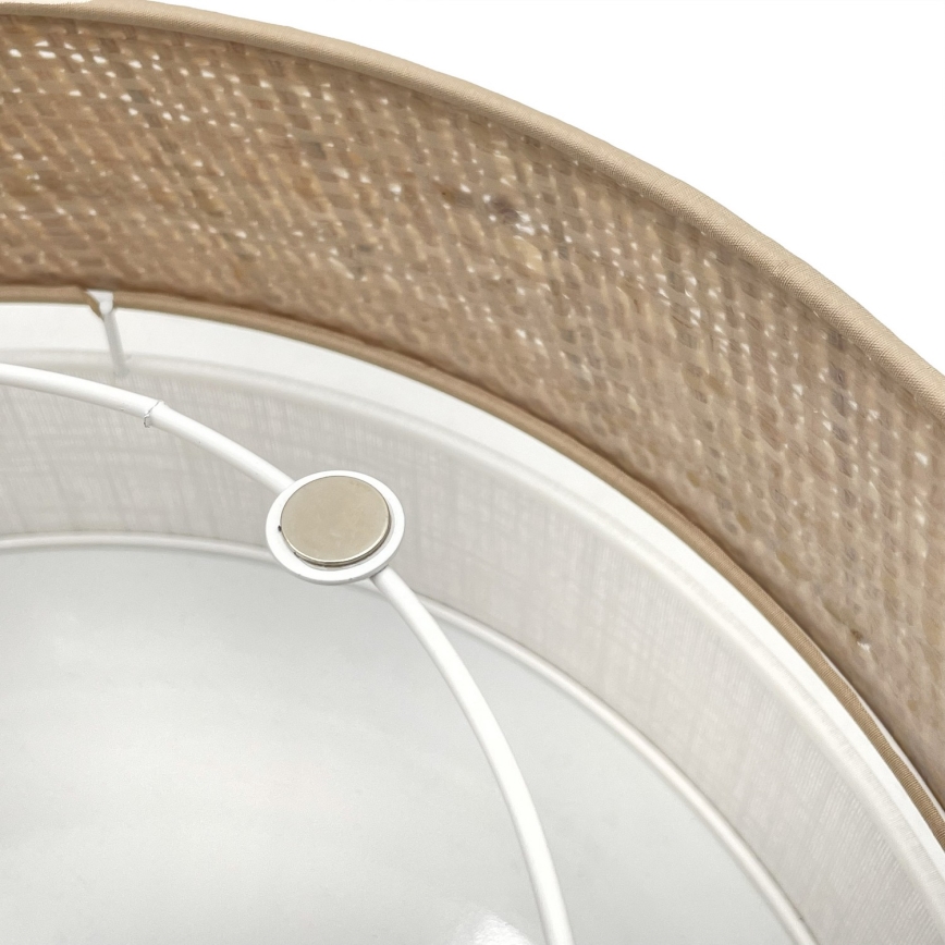 LED laelamp SIRJA BOHO LED/20W/230V 4000K Ø 35 cm beež/valge