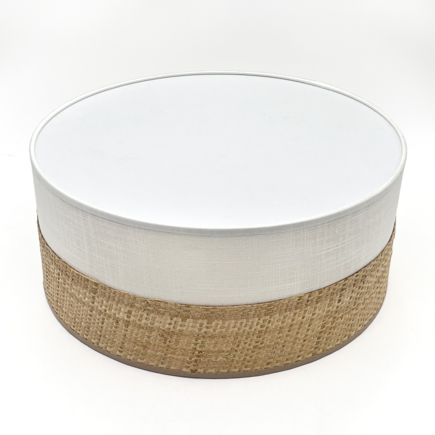 LED laevalgusti SIRJA BOHO LED/20W/230V 4000K Ø 35 cm beež/valge