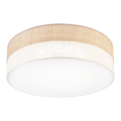 LED laelamp SIRJA BOHO LED/36W/230V 4000K, läbimõõt 45 cm, beež/kreemjas