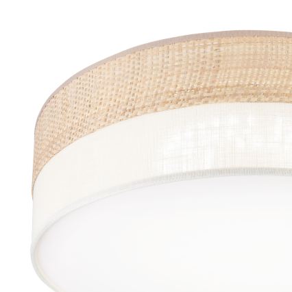 LED laelamp SIRJA BOHO LED/36W/230V 4000K, läbimõõt 45 cm, beež/kreemjas