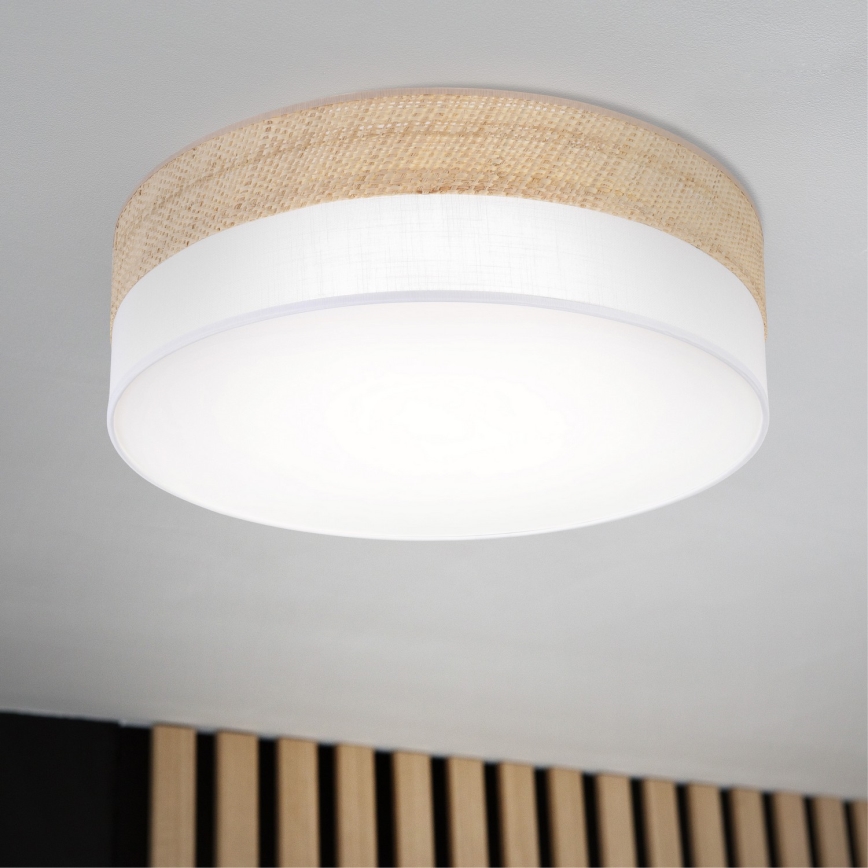 LED laelamp SIRJA BOHO LED/36W/230V 4000K läbimõõt 45 cm beež/valge