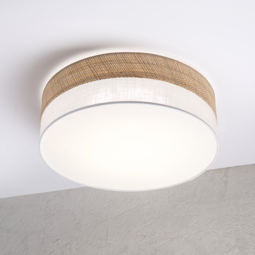 LED laelamp SIRJA BOHO LED/36W/230V 4000K läbimõõt 45 cm beež/valge
