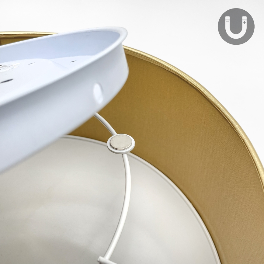 LED laelamp SIRJA LED/20W/230V 4000K Ø 35 cm pruun/kuldne