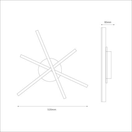 LED laelamp STICK LED/12W/230V must