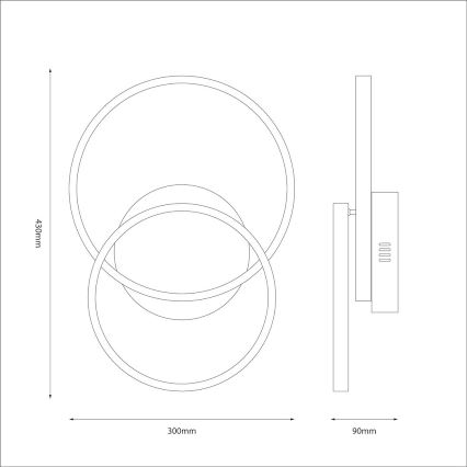 LED laelamp TITANO LED/12W/230V must