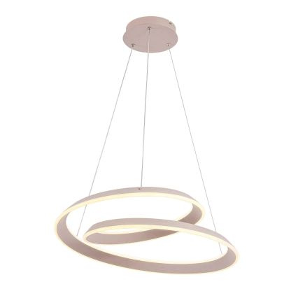 LED-laelühter kaabliga CASHMERE LED/75W/230V Ø 60 cm, valge