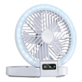 LED-laetav lauaventilaator 3,7 V 1200 mAh